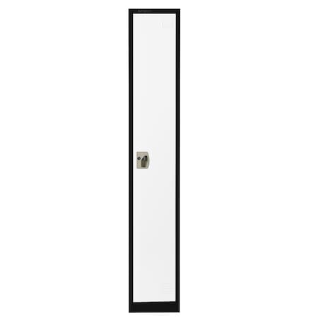 Adiroffice 12 in W, 12 in D, 72 in H, Steel ADI629-201-B-W